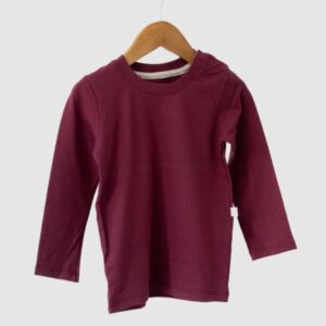 Remera Mangas Largas Bordó