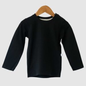 Remera Mangas Largas Negra