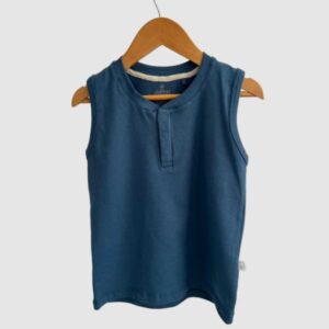 Remera sin mangas – Musculosa Azul Petróleo
