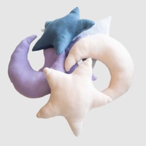 ALMOHADITA - ESTRELLA AZUL CLARO