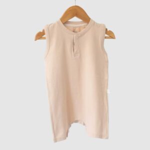 Enterito sin Mangas con Short Beige