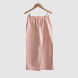 Pantalón Rústico Recto Rosa Viejo