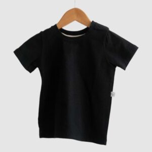 Remera Mangas Cortas Negra