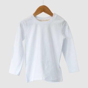 Remera Mangas Largas Blanca