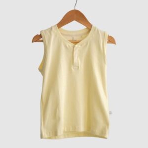 Remera sin mangas - Musculosa Amarilla